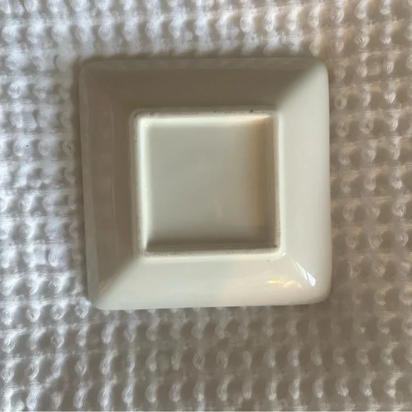 White and Gold Polka Dot Trinket Dish - Picture 3 of 3